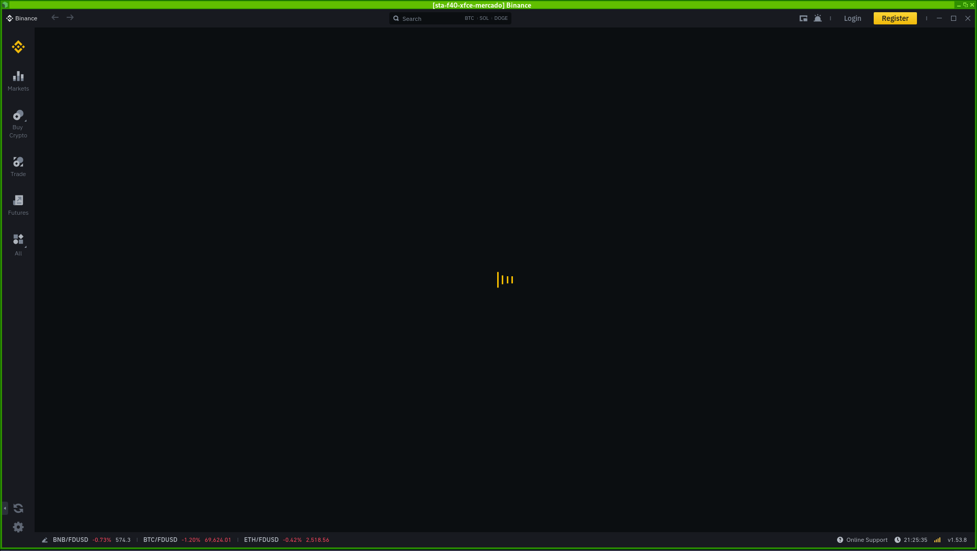 Cant get binance working - User Support - Qubes OS Forum