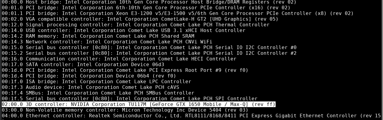 GPU Passthrough NVIDIA GeForce GTX 1650 Mobile General Qubes