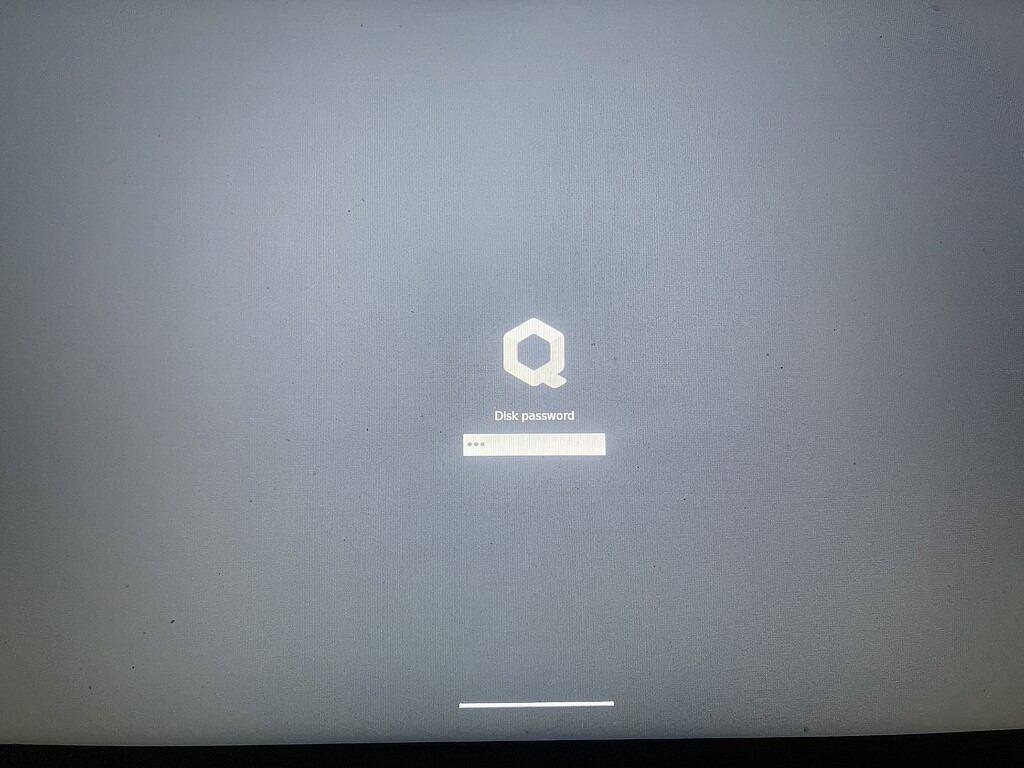 Qubes Disk password screen crashes - User Support - Qubes OS Forum