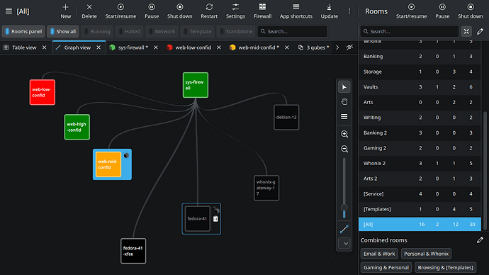Connections GUI