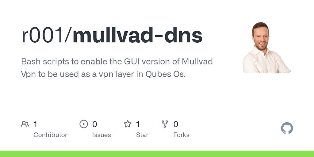 Mullvad VM error unable to provide network to other VMs User Support