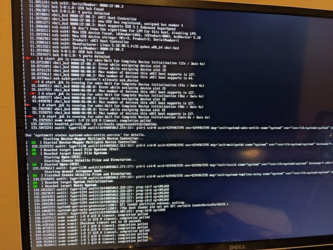 xhci-udev-error