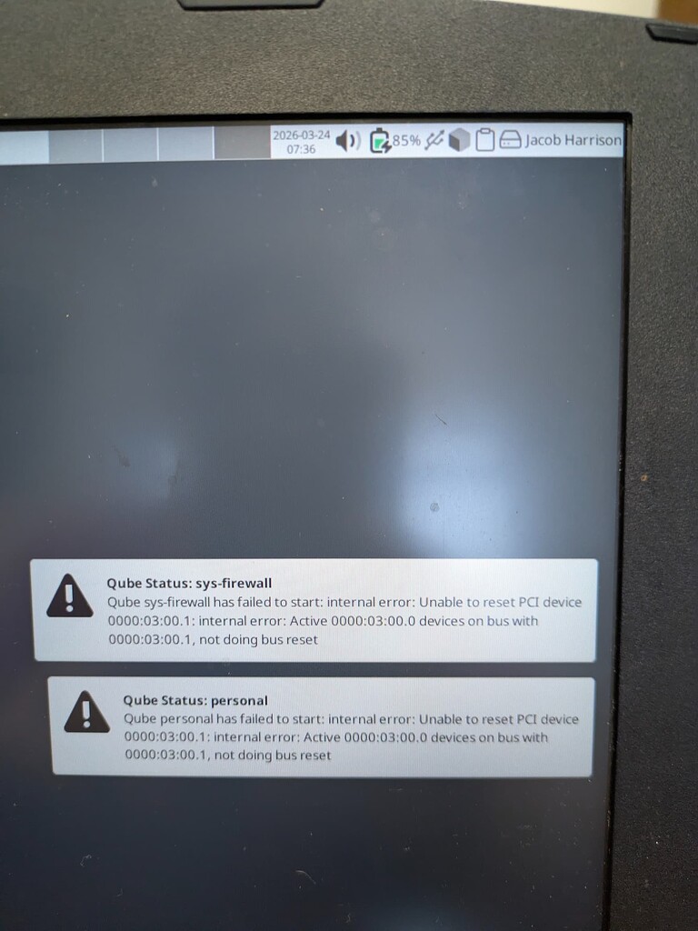 New Qubes Install Firewall Issue - General - Qubes OS Forum