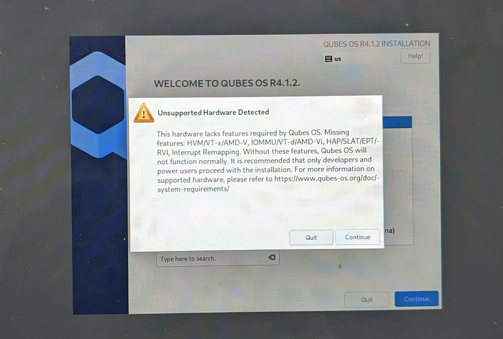 QubesOS on the VM > Unsuported Hardware Hardware Issues Qubes OS Forum