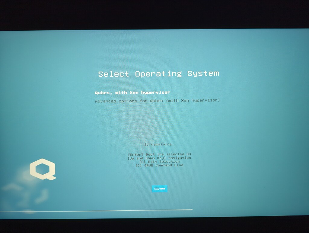 Black screen User Support Qubes OS Forum