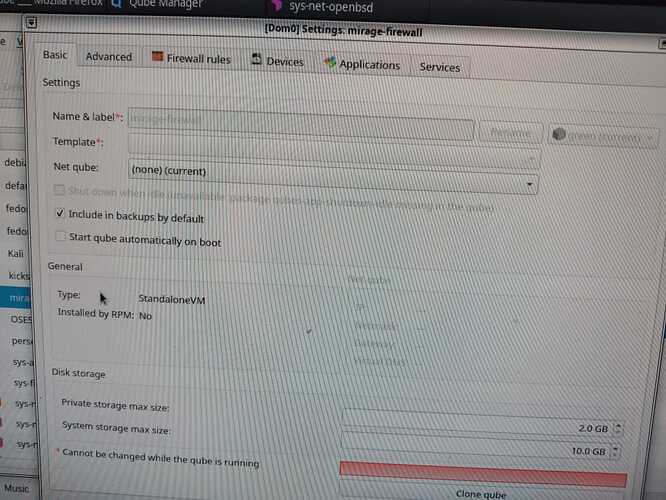 Mirage-Firewall NetVM