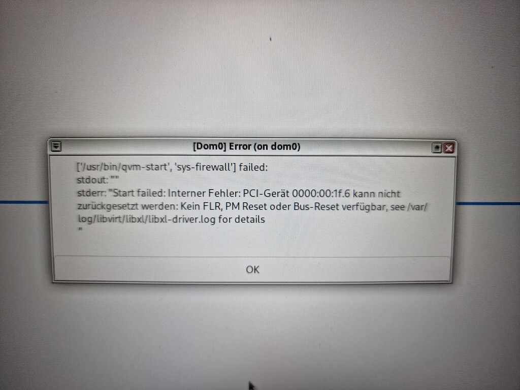 Installation problems - General Discussion - Qubes OS Forum