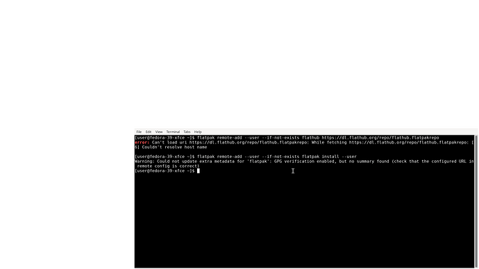 flatpakrepo failed