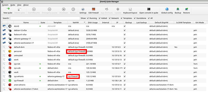 What's sys-firewall