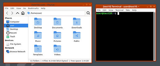 xfce-minimal-configuration
