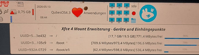 Qubes - UUID - Speicherplatz - 2026-06-13