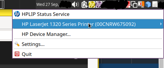 printer problem screenshot